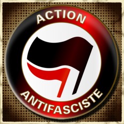 Action Antifasciste - Badge Ø25mm