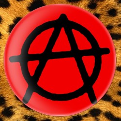 Anarchie Rouge - Badge Ø25mm