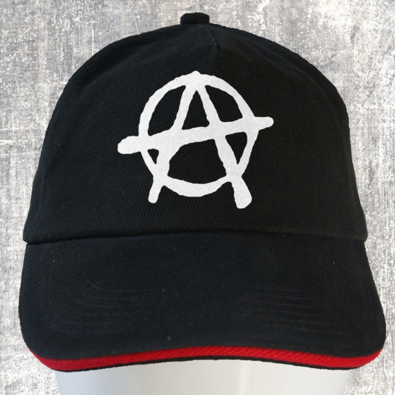 Anarchy, casquette coton brossé