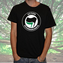 ACTION ECO-ANARCHISTE T-Shirt taille masculine en coton bio-equitable