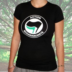 ACTION ECO-ANARCHISTE T-Shirt feminin en coton bio-equitable