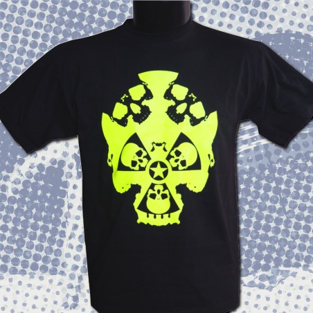 FuckUShimaSkull - t-shirt homme bio gris anthracite
