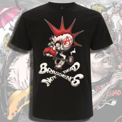 BRASSENS NOT DEAD Coyote 3 T-Shirt taille masculine en coton bio-équitable