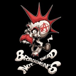 BRASSENS NOT DEAD Coyote 3 T-Shirt taille masculine en coton bio-équitable