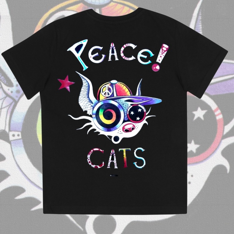 PEACE CATS t-shirt Enfant bio-équitable 