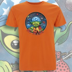 Orange NO MⒶDE T-Shirt Homme Bio-Equitable