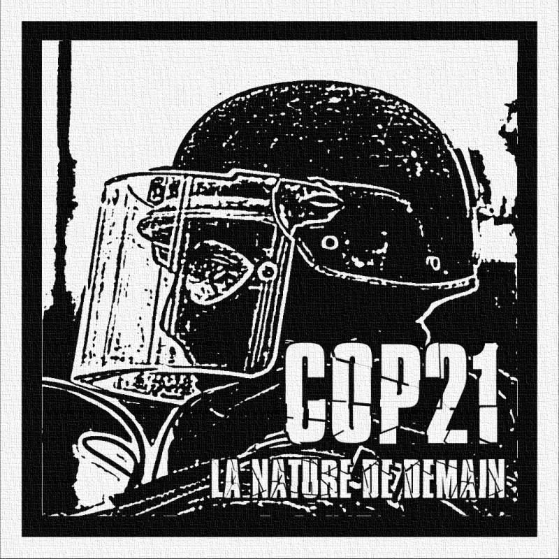 COP21 - Patch à coudre - 9x9cm