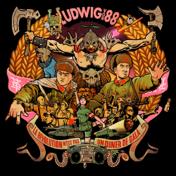LUDWIG VON 88 la révolution... t-shirt femme en coton bio-equitable