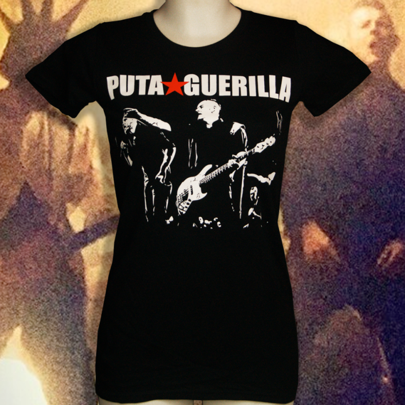 PUTA GUERILLA Live t-shirt femme en coton bio-quitable