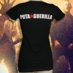 PUTA GUERILLA Live t-shirt femme en coton bio-quitable