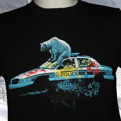 POST APOCALYPSE BEAR t-shirt homme en coton biologique