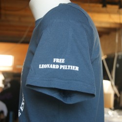 FREE LEONARD PELTIER t-shirt homme en coton bio-quitable