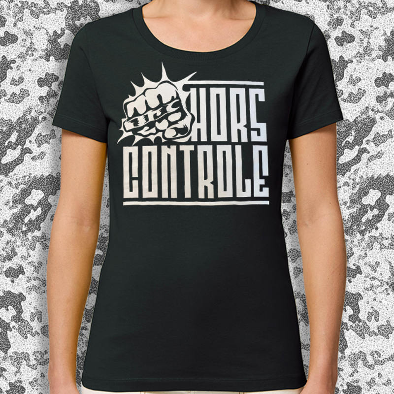 HORS CONTROLE Poing t-shirt feminin