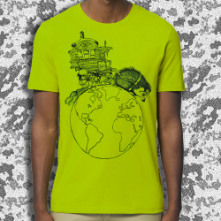 NIGLOBOHEM vert T-shirt masculin