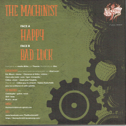 ANARTISANART-Les mauvais garçons font bonne impression THE MACHINIST "cynical laughter !!!" vinyle 45t