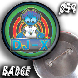 ANARTISANART les mauvais garçons font bonne impression COSMIX MAT DJ-Mix badges-décaps-magnets