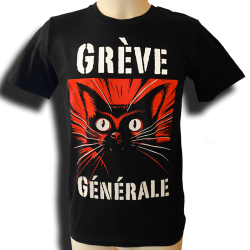 DROOKER Grève Générale t-shirt unisexe