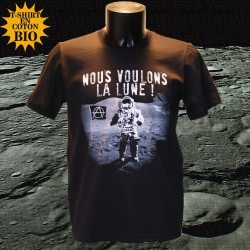 Nous voulons la Lune - t-shirt bio homme - Photo