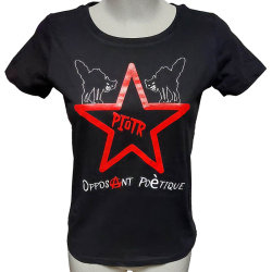 PIÖTR Opposant Poétique T-shirt femme en coton bio équitable
