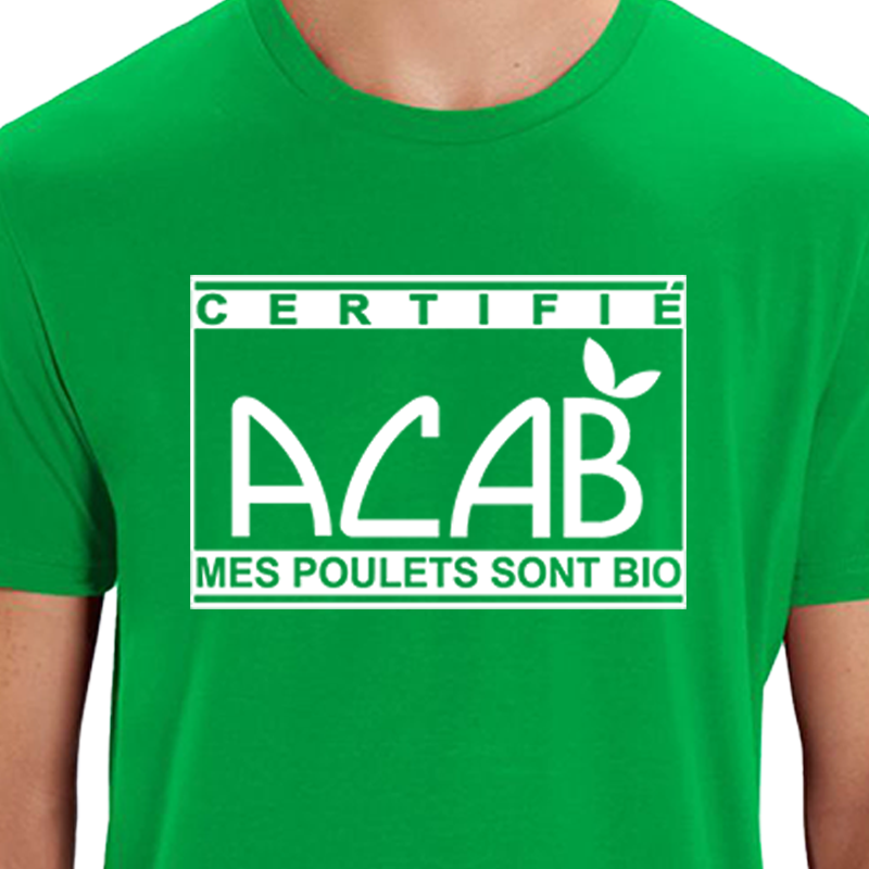 ACABiot-shirt unisexeen coton organique