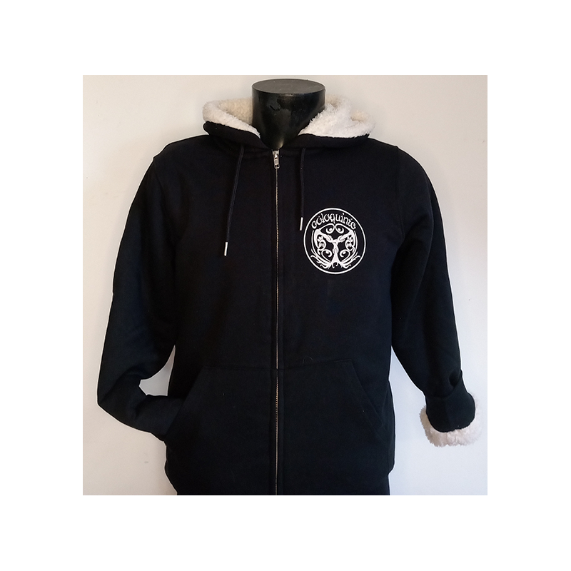 Les Mauvais Garçons Fond Bonne Impression Coloquinte Sweat Zip fourré Unisexe coton-bio équitable