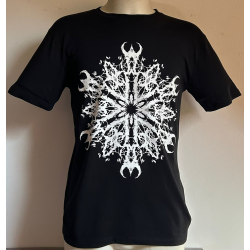 ANARTISANART LES MAUVAIS GARCON FONT BON IMPRESSIONS DARK FRACTAL T-SHIRT EN COTON EQUITABLE