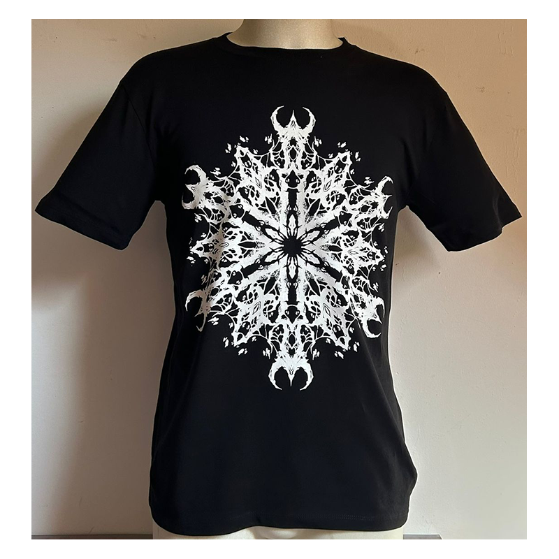 ANARTISANART LES MAUVAIS GARCON FONT BON IMPRESSIONS DARK FRACTAL T-SHIRT EN COTON EQUITABLE